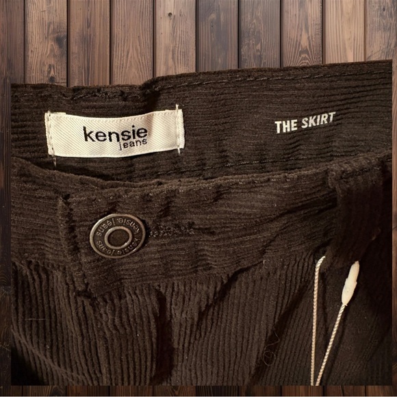 Kensie Black Corduroy Skirt​ - Picture 4 of 5